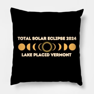 Lake Placid Total Solar Eclipse Pillow