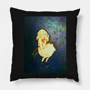 Floating Through Space Pillow