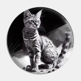 Cat Design Pin