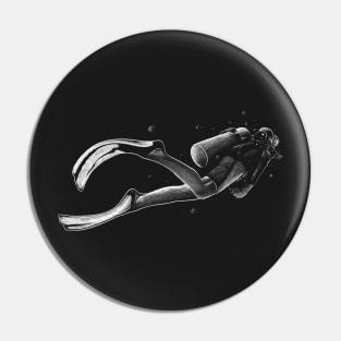 Scubba Diving Drawing Pin