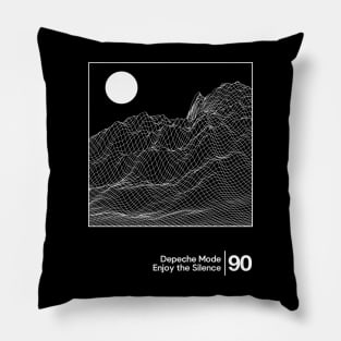 Enjoy the Silence - Depeche Mode / Minimal Graphic Artwork Pillow