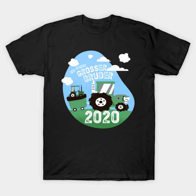 Grosser Bruder Traktor Shirt um Schwangerschaft zu verkünden - Gift -  T-Shirt | TeePublic