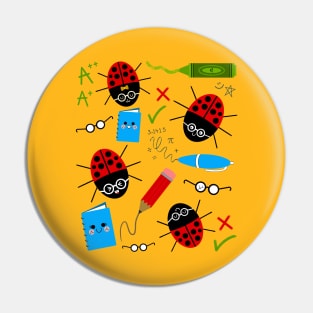 Ladybird Nerds Pin