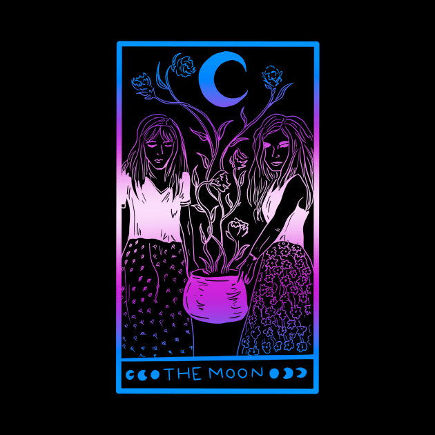 Midnight Margarita Moon - Tarot Card Trans Pride by TheDoodlemancer