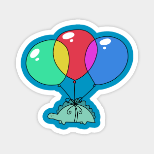 Balloon Stegosaurus Magnet