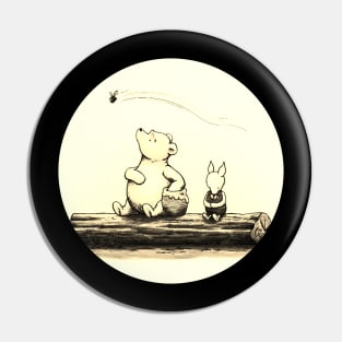 Bear | An adventure was going to happen | Vintage Pin