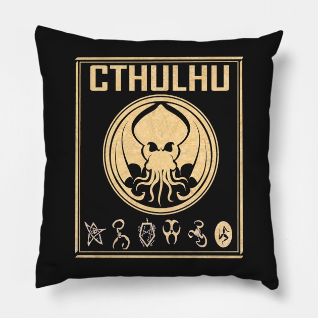 Cthulu Pillow by justinDuffy