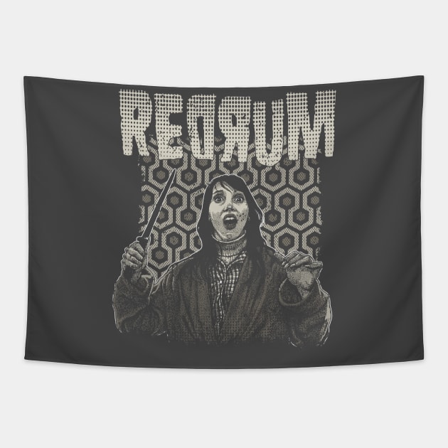 redruM Tapestry by Alien Ink