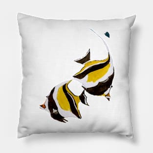 Fish check fish Pillow