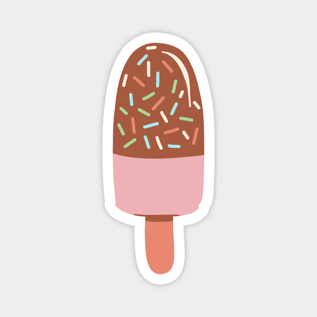 Popsicle Sprinkles Magnet by Rebelform