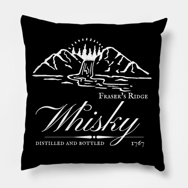 Fraser's Ridge Whisky North Carolina 1767 Pillow by MalibuSun