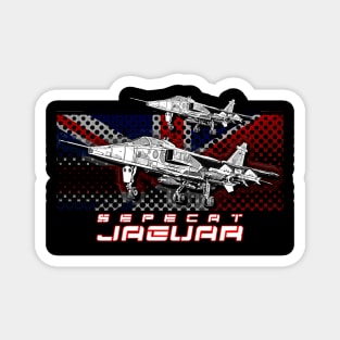 Sepecat Jaguar English French FighterJet Magnet