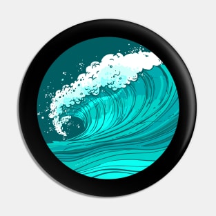 Ocean Waves Pin