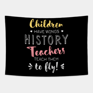 History Teacher Gifts - Beautiful Wings Quote Tapestry