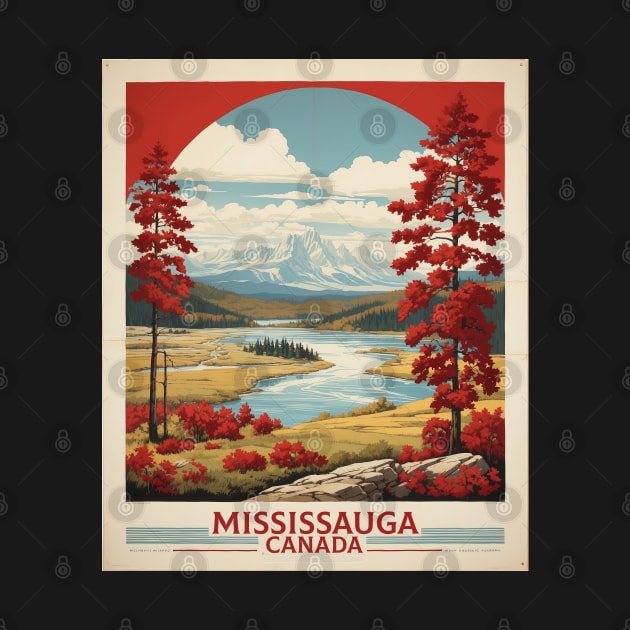 Mississauga Ontario Canada Vintage Poster Tourism by TravelersGems