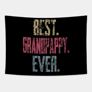 Vintage Best Grandpappy Ever Retro Funny Quotes Happy Fathers Day Tapestry