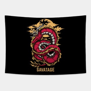 Flying Dragon Savatage Tapestry