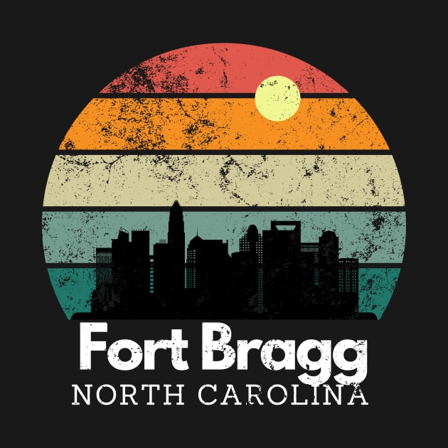 Fort Bragg, North Carolina // Vintage Sunset NC Skyline by Dear Military Spouse 