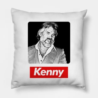 Kenny Rogers / Retro Fan Design Pillow