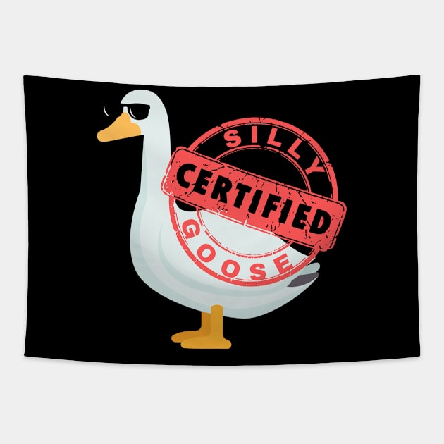 Certified Silly Goose Tapestry by Azz4art