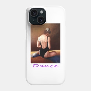 Dancer woman girl sitting Phone Case