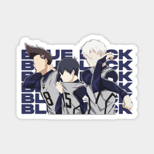 blue lock anime - Yoichi Isagi Baro and Nagi Magnet