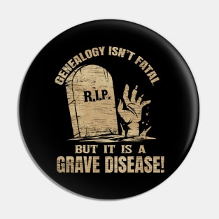 Genealogy Grave Disease Genealogist Ancestry Pin