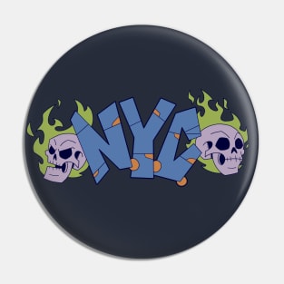 NYC Graffiti Pin