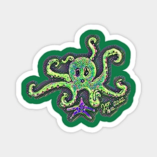 sweet sea octopus Magnet