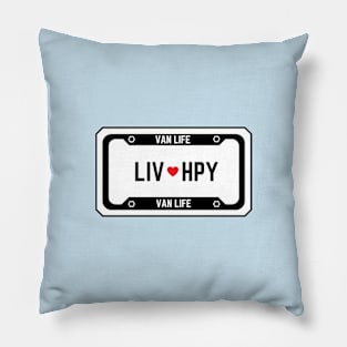 LIV HPY License Pillow