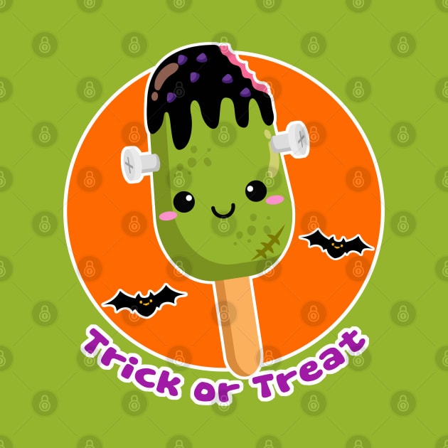 Cute Halloween Frankenstein Ice Cream by Just a Cute World