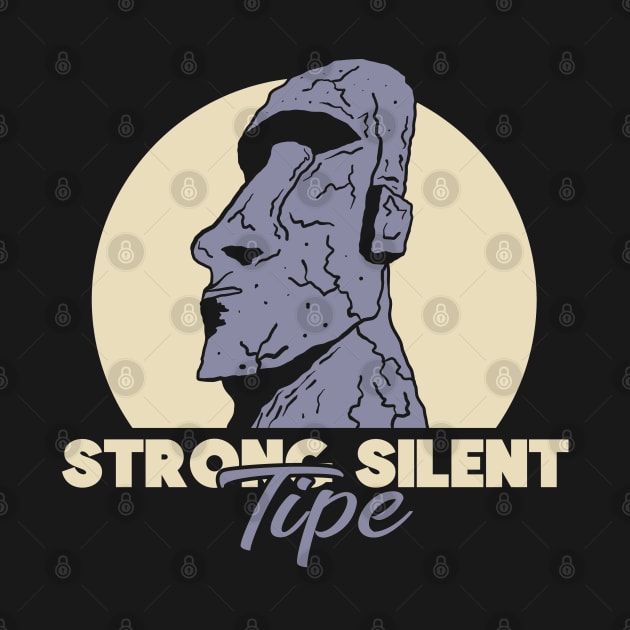 Strong Silent Moai by nickbeta