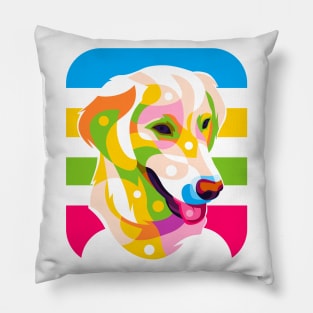 Golden Retriever Cute Dog Pillow