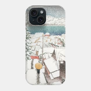 Slope of Senkoji Temple in Onomichi by Kawase Hasui Phone Case