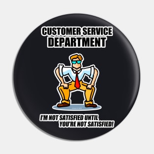 Customer Service Department Pin