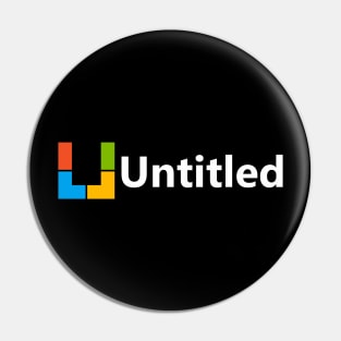 Untitled White Pin