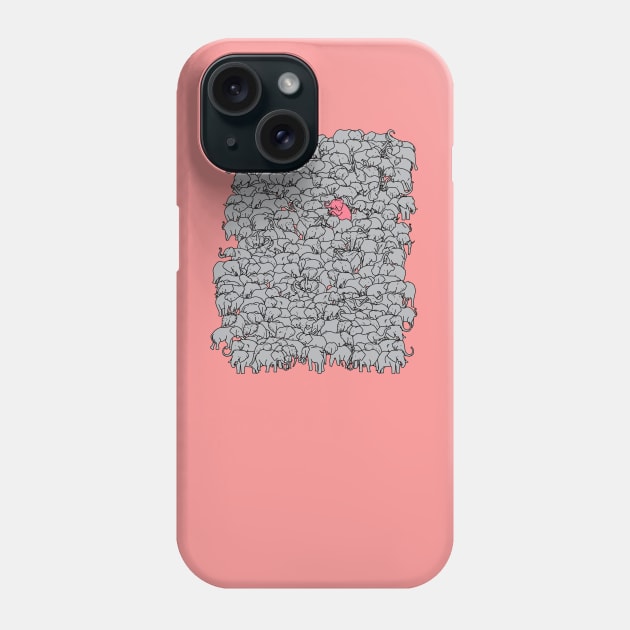 Stand up and be Herd Phone Case by jonah block