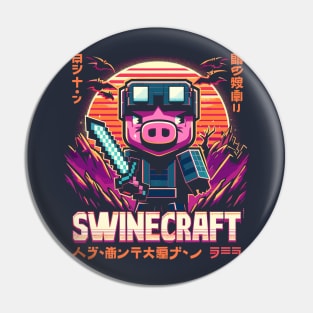 Swinecraft Pin