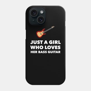 Female Bass Player Phone Case