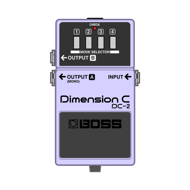 Boss DC-2 Dimension C Guitar Effect Pedal by conform