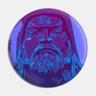 Vaporwave Genghis Khan 4218 Ulaanbaatar Pin