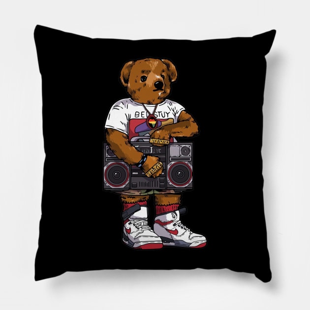 Radio Raheem Bear Pillow by donatkotak