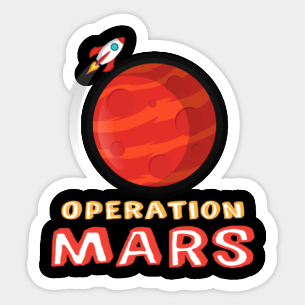 Operation Mars Elonmusk Elon Musk Sticker Teepublic
