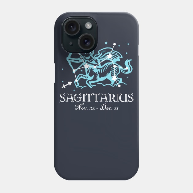 Sagittarius the Archer Constellation Phone Case by jverdi28