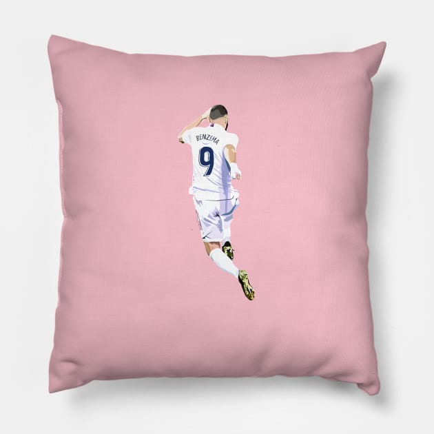 Karim Benzema Pillow by Webbed Toe Design's