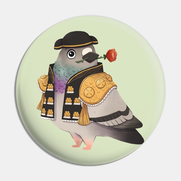 Señor Pigeon Pin by Melissa Jan