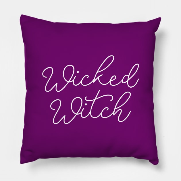 Wicked Witch, Witchy woman Pillow by FlyingWhale369