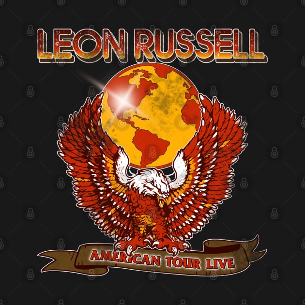 Retro Leon Russell Tour Eagle Design by darklordpug