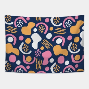 Summer shapes pattern I Tapestry