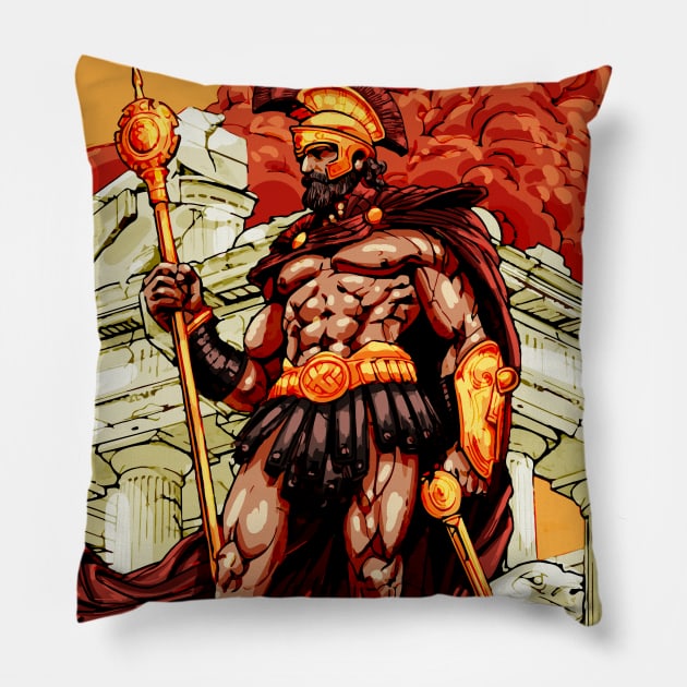 Roman Soldier Pillow by siriusreno